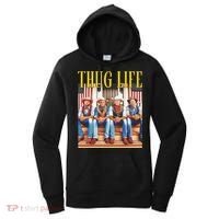 Donald Trump Jd Vance Elon Musk Robert F Kennedy Jr Thug Life Women's Hoodie thumb 0