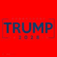 Donald Trump J D Vance 2028 Vance Trump 2028. Santa Hat thumb 1