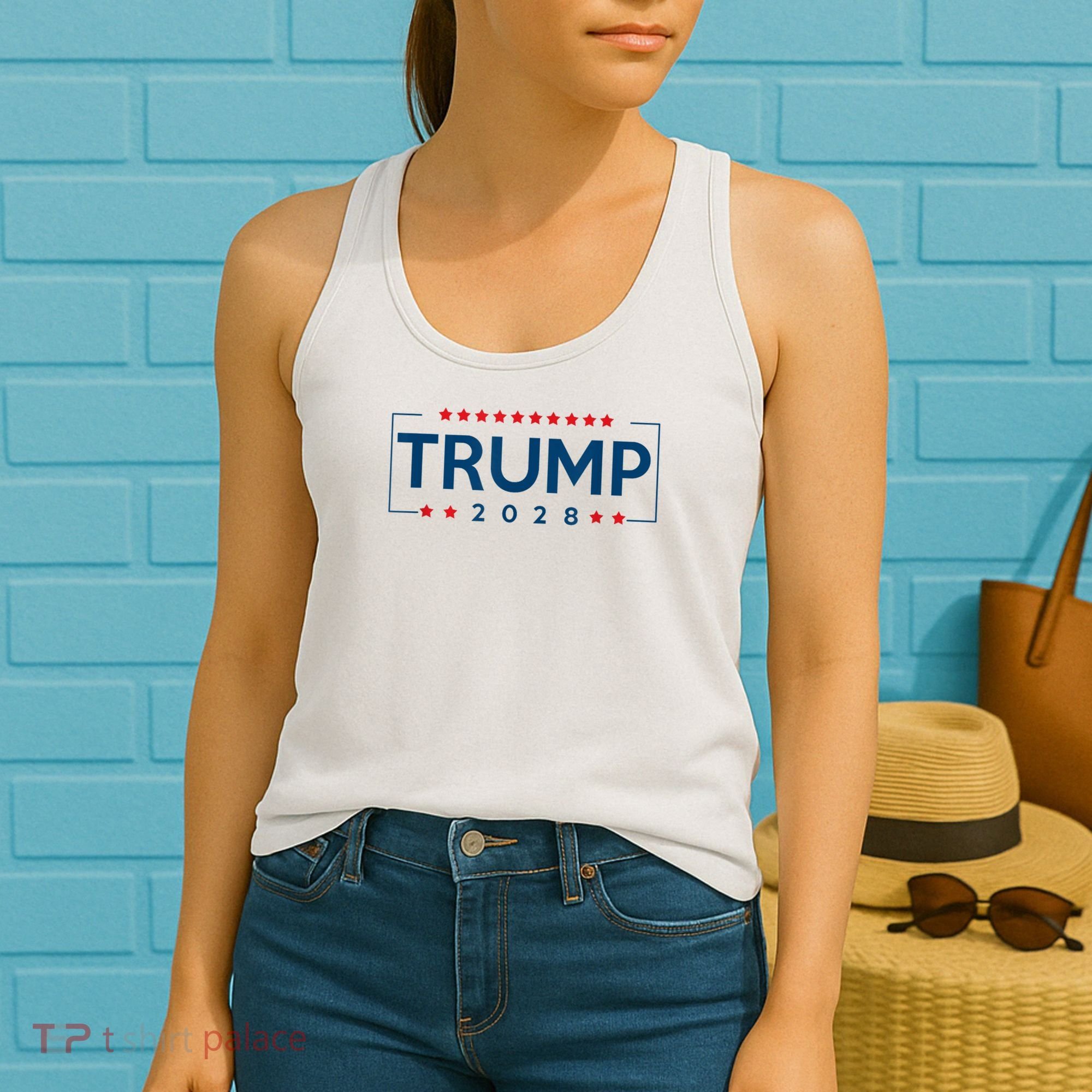 Donald Trump J D Vance 2028 Vance Trump 2028. Women's Tank Top
