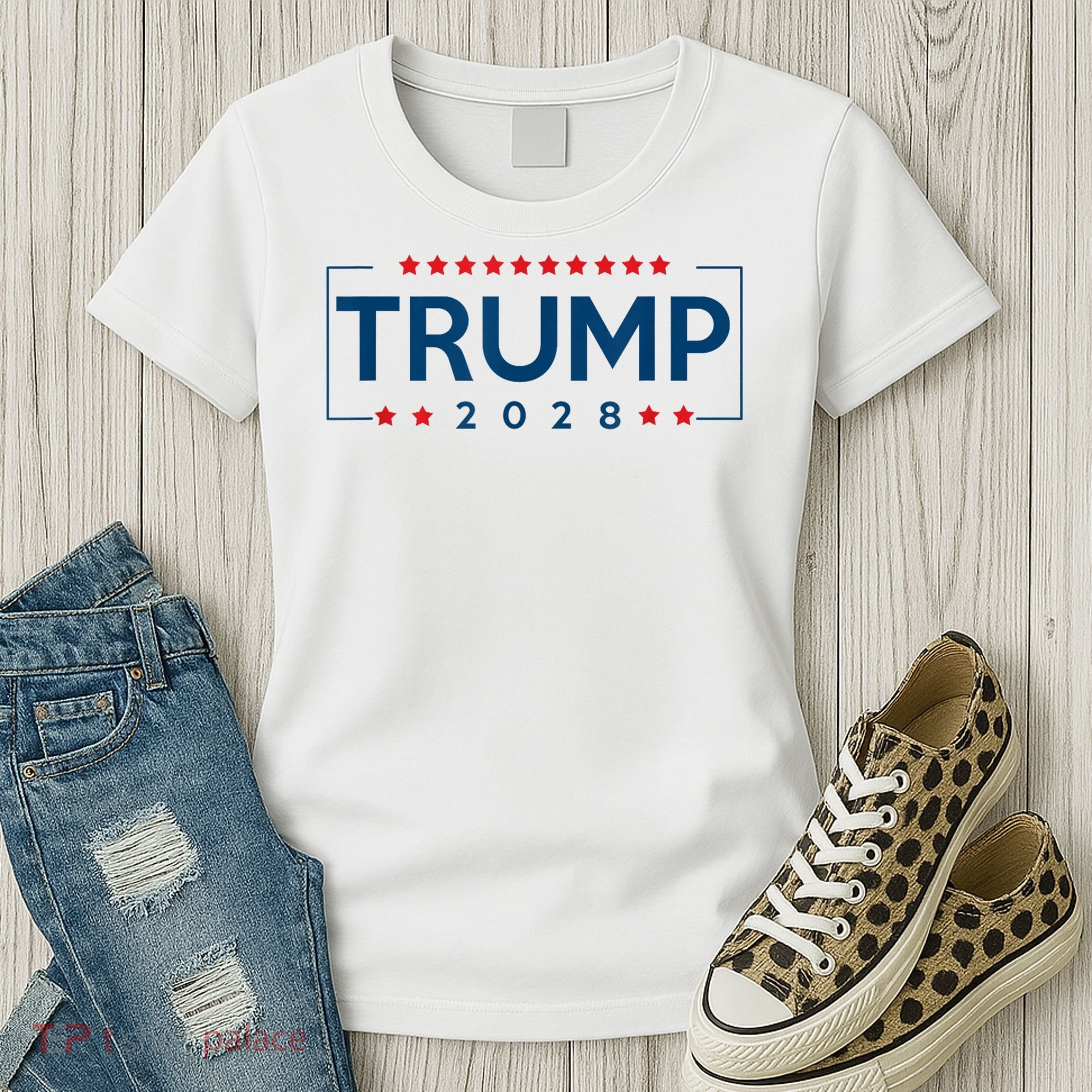Donald Trump J D Vance 2028 Vance Trump 2028. Women's T-Shirt