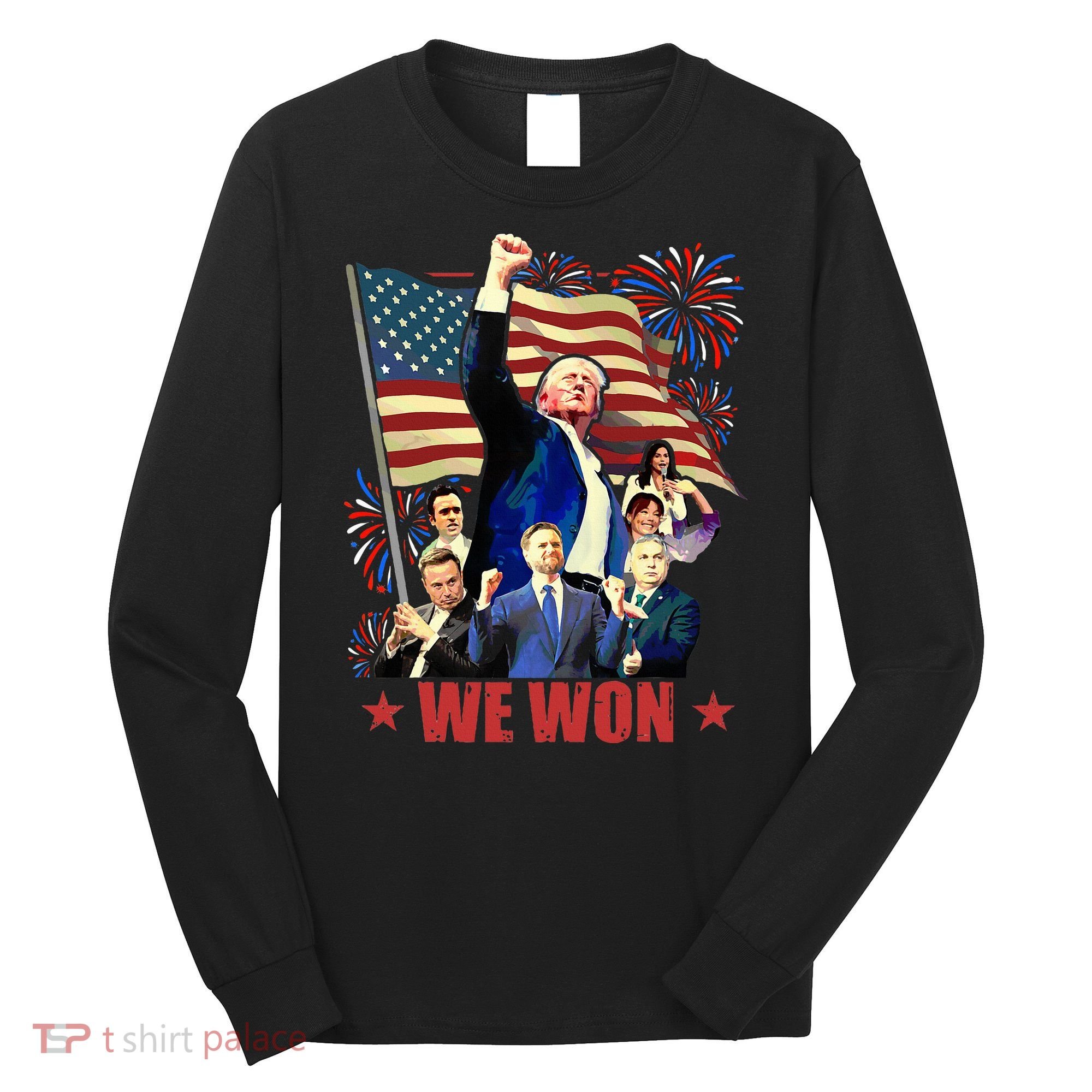 Donald Trump J.D Vance 2024 Made History Trump Legend Long Sleeve Shirt
