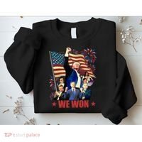 Donald Trump J.D Vance 2024 Made History Trump Legend Sweatshirt thumb 2