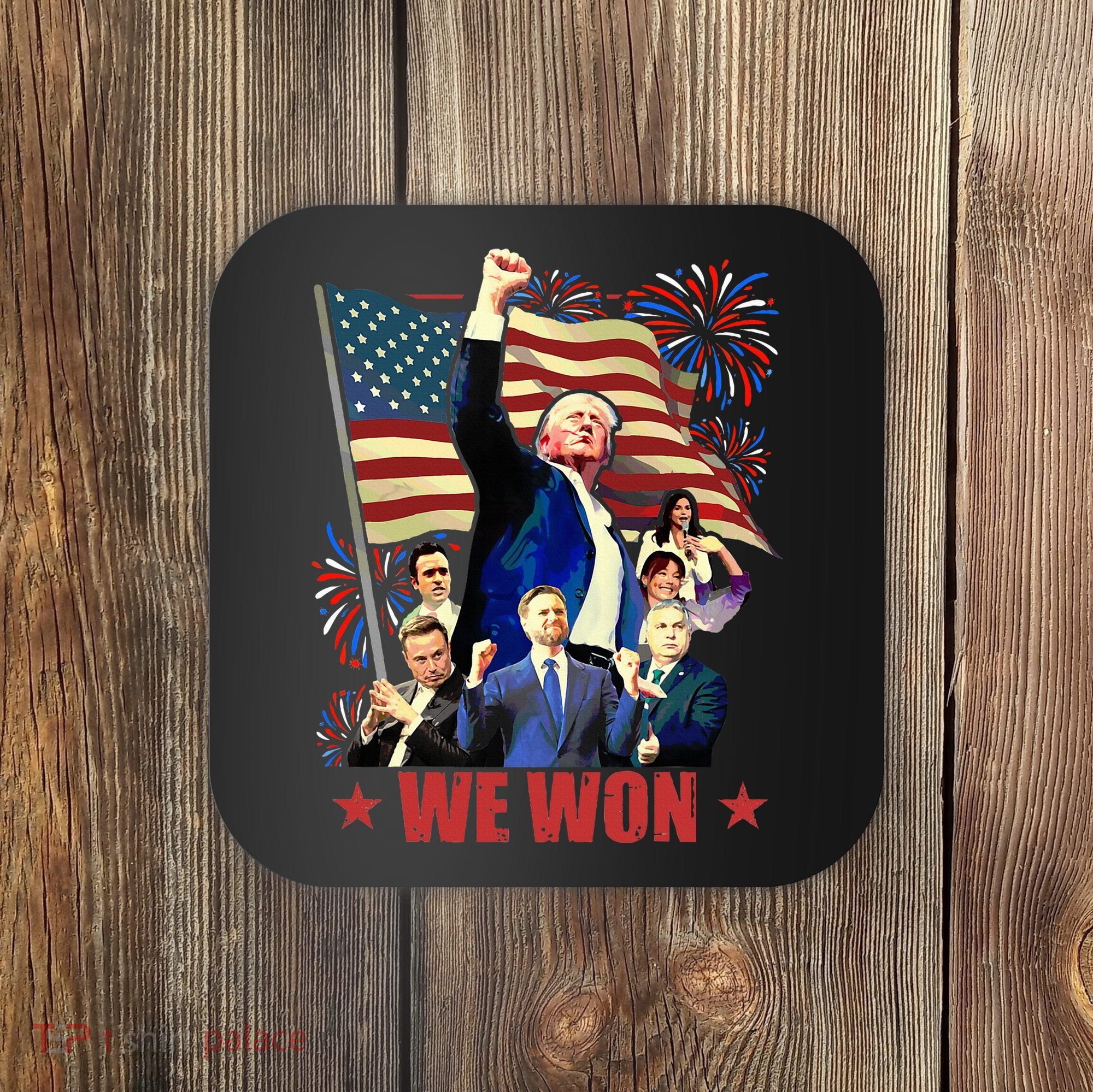 Donald Trump J.D Vance 2024 Made History Trump Legend Coaster