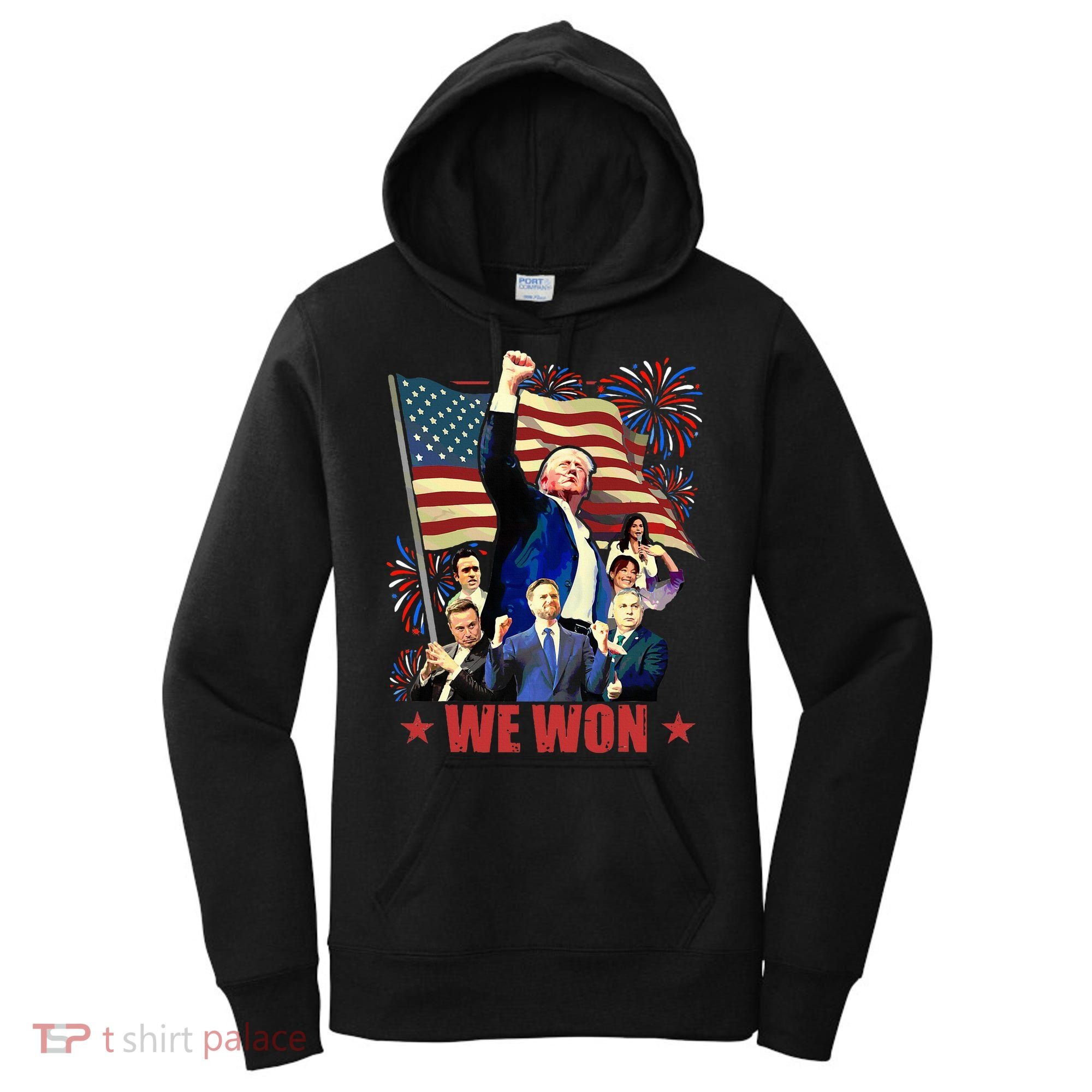 Donald Trump J.D Vance 2024 Made History Trump Legend Women's Hoodie
