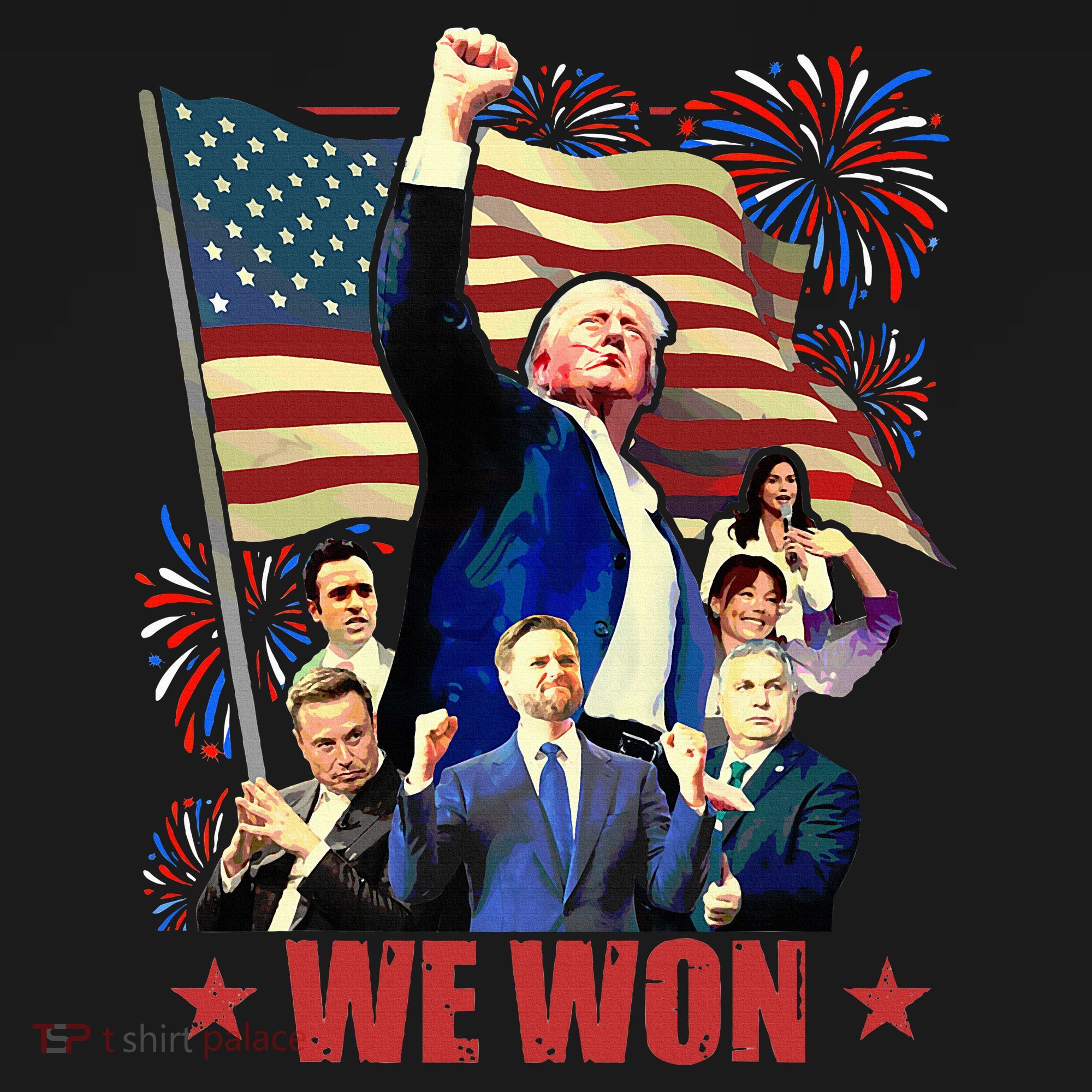 Donald Trump J.D Vance 2024 Made History Trump Legend Mousepad