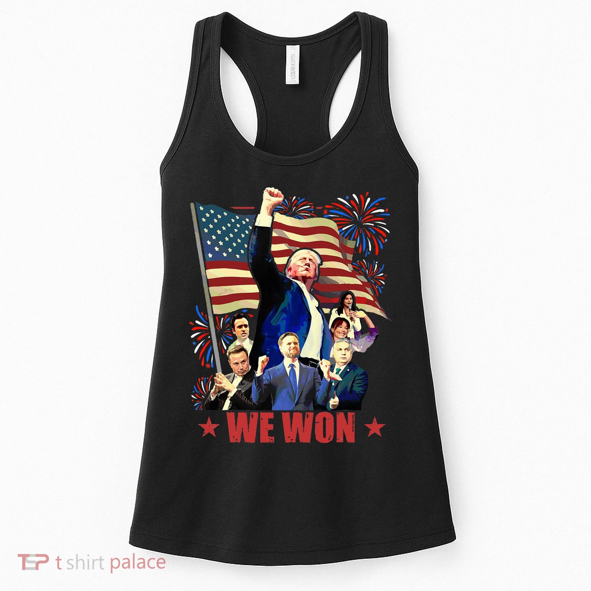 Donald Trump J.D Vance 2024 Made History Trump Legend Women's Tank Top