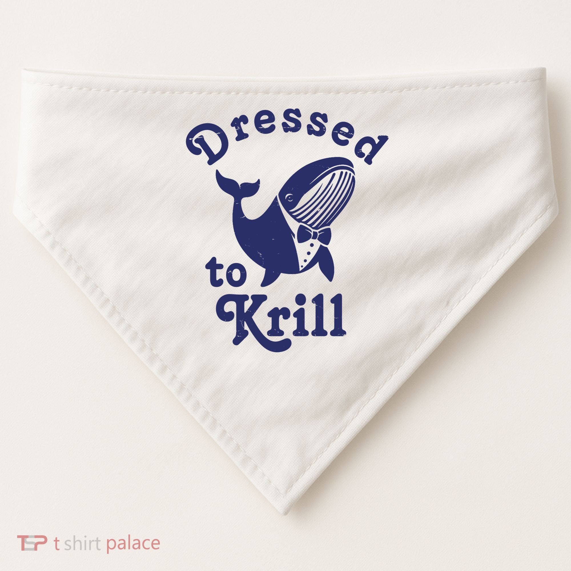Dressed To Krill Funny Killer Whale USA-Made Doggie Bandana