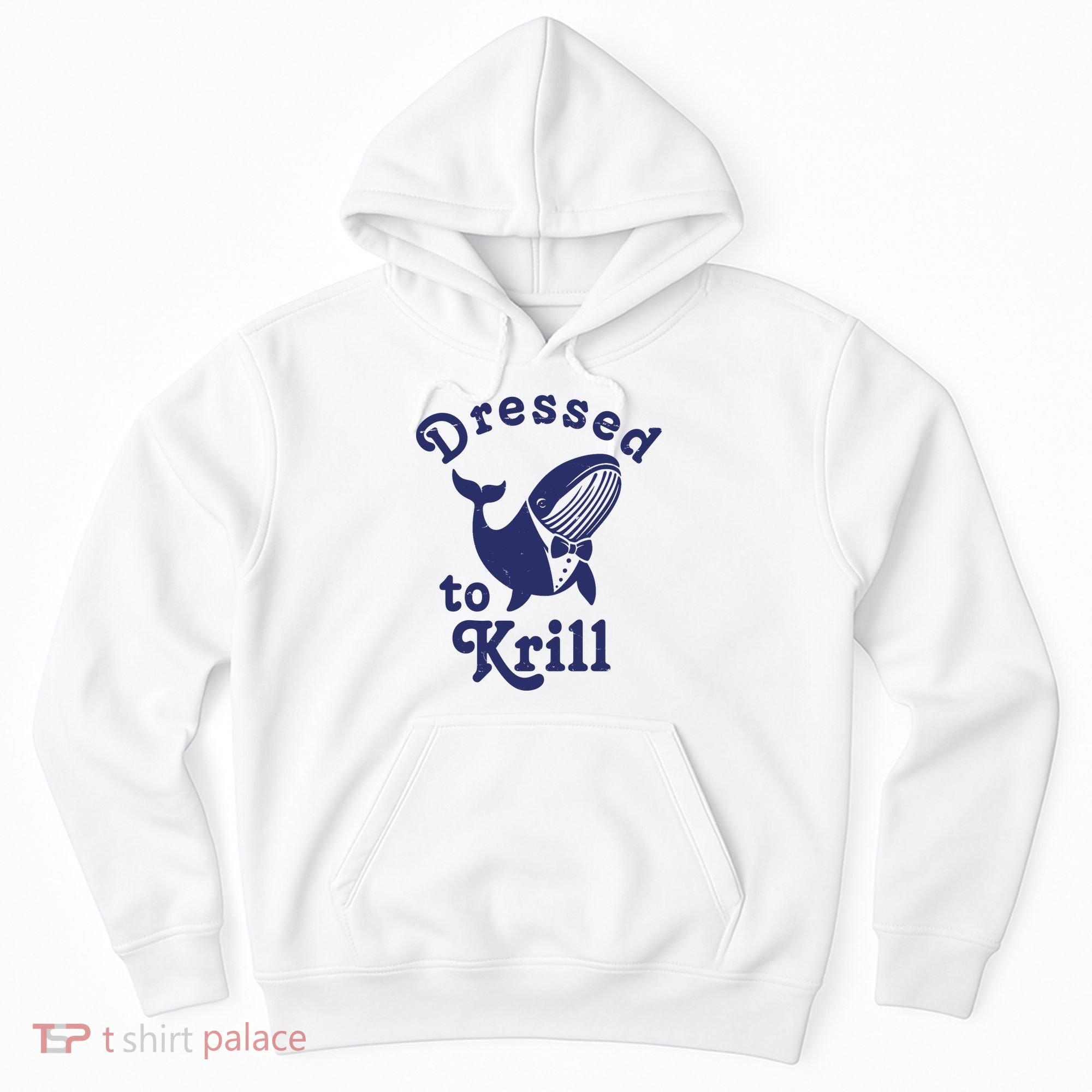 Dressed To Krill Funny Killer Whale Hoodie