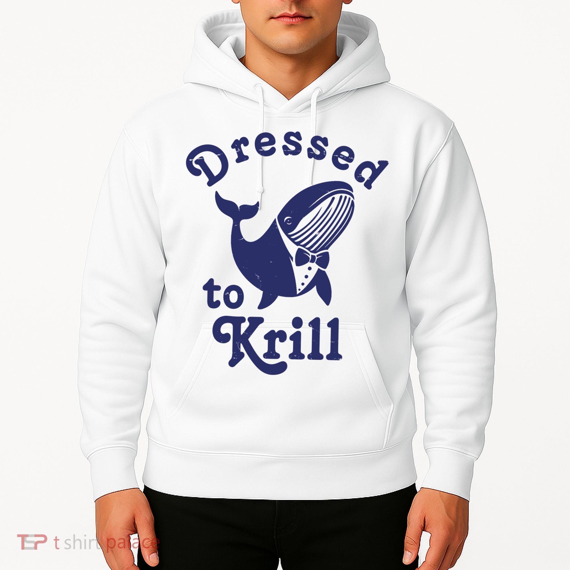Dressed To Krill Funny Killer Whale Hoodie