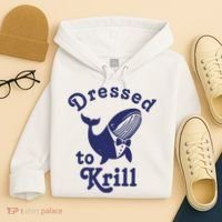 Dressed To Krill Funny Killer Whale Hoodie thumb 4