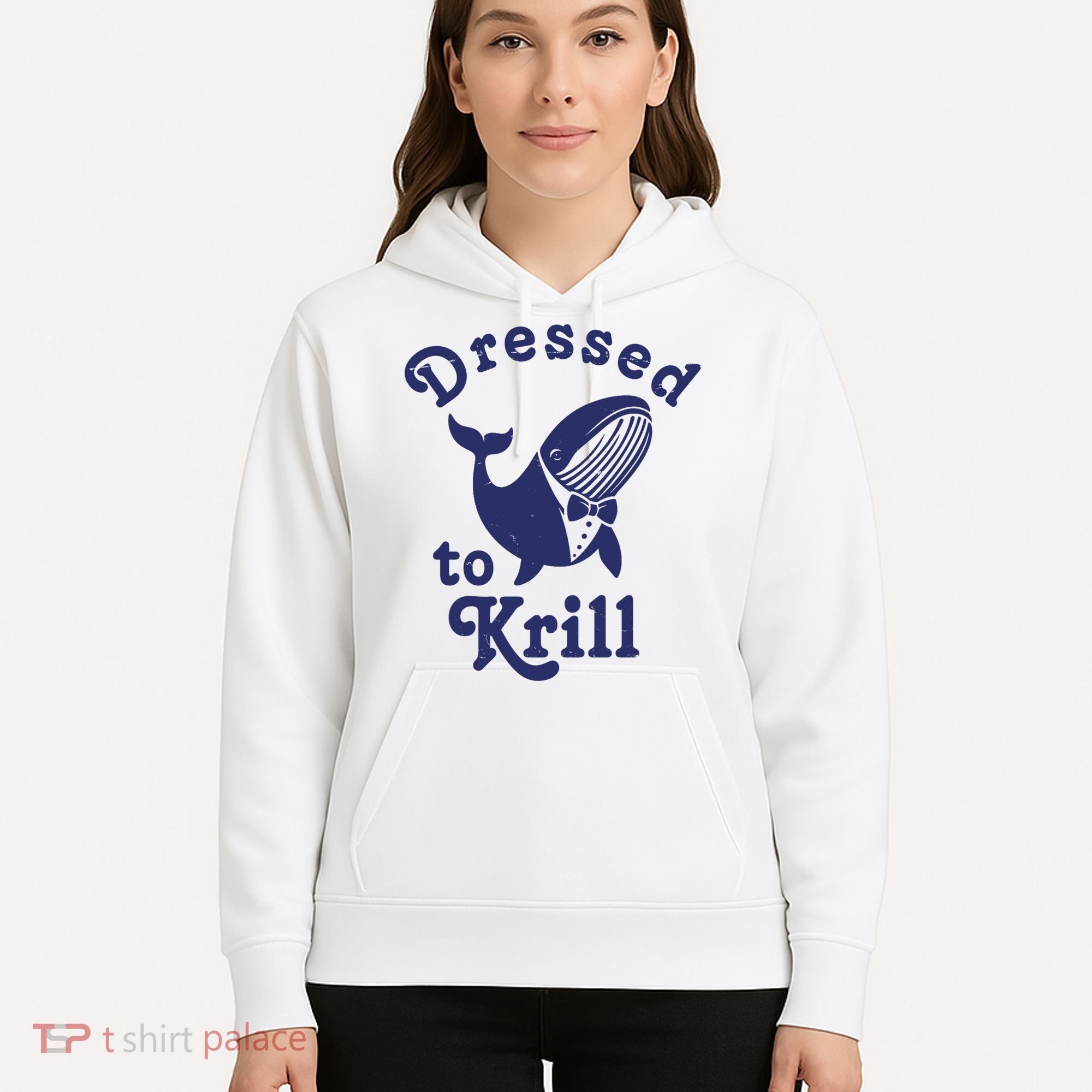 Dressed To Krill Funny Killer Whale Hoodie