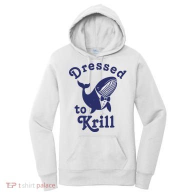 Dressed To Krill Funny Killer Whale Women's Hoodie