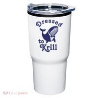 Dressed To Krill Funny Killer Whale Tumbler thumb 0
