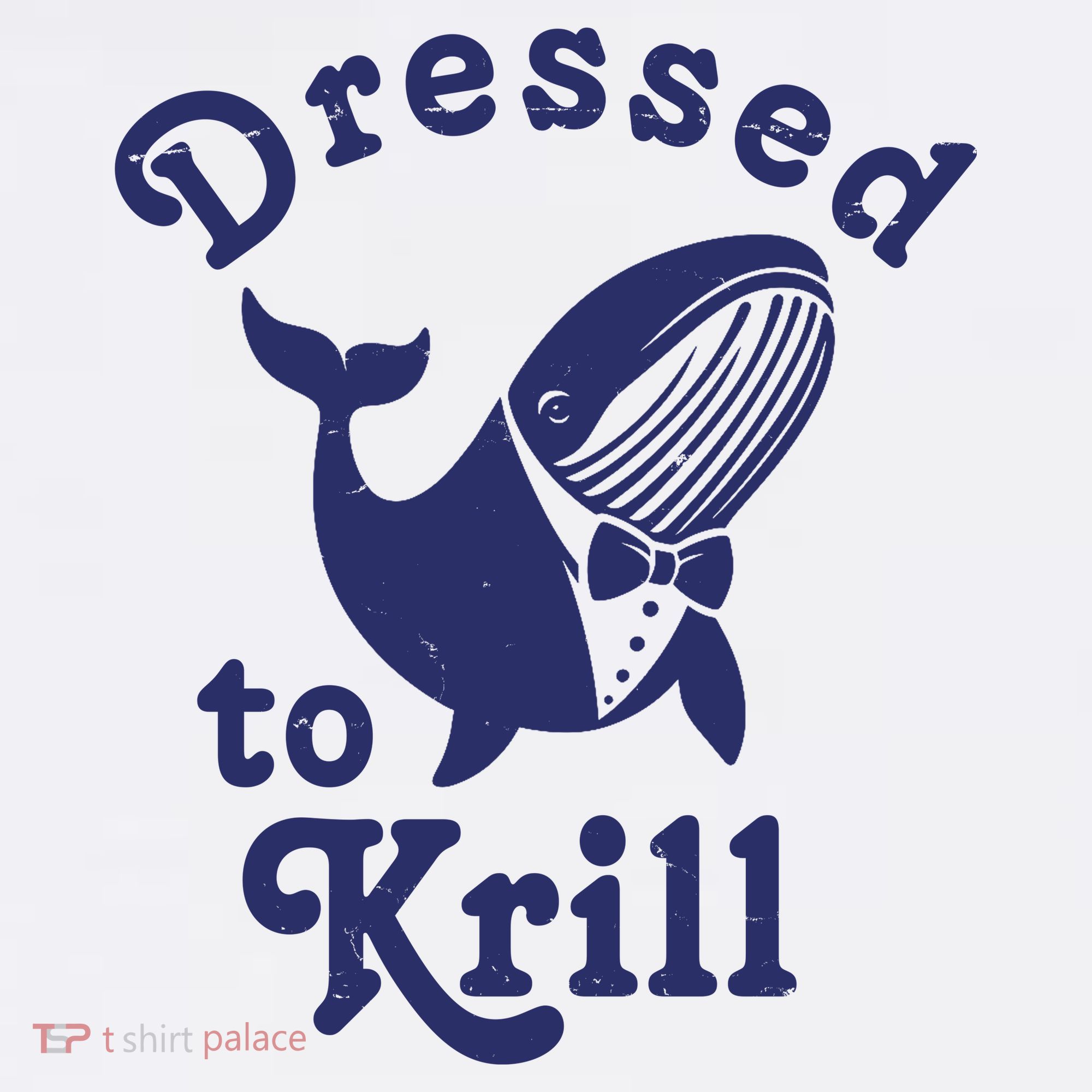 Dressed To Krill Funny Killer Whale Mousepad