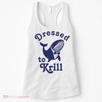 Dressed To Krill Funny Killer Whale Women's Tank Top thumb 0
