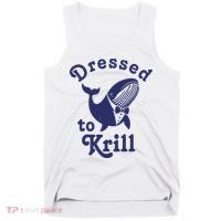 Dressed To Krill Funny Killer Whale Tank Top thumb 0