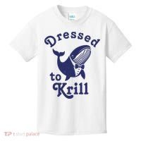 Dressed To Krill Funny Killer Whale Kids T-Shirt thumb 0