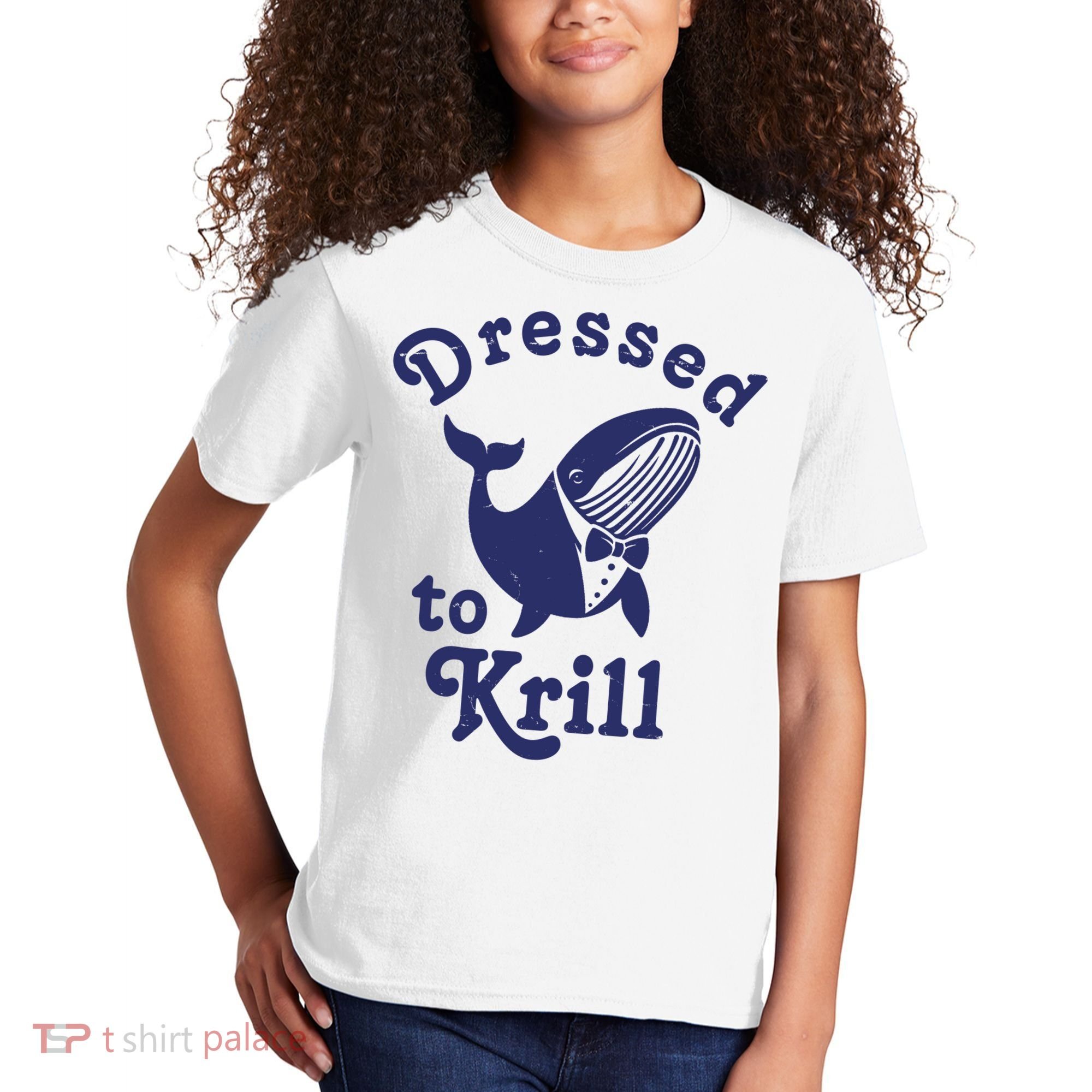 Dressed To Krill Funny Killer Whale Kids T-Shirt