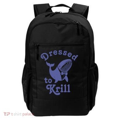 Dressed To Krill Whale Funny Backpack