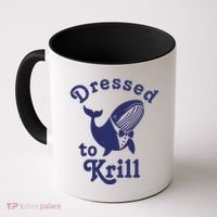Dressed To Krill Whale Funny Coffee Mug thumb 0