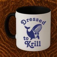 Dressed To Krill Whale Funny Coffee Mug thumb 2