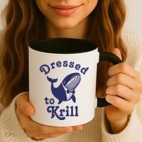 Dressed To Krill Whale Funny Coffee Mug thumb 3