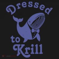 Dressed To Krill Whale Funny Ornament thumb 1
