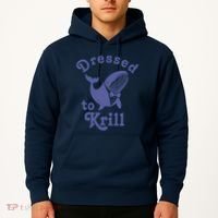 Dressed To Krill Whale Funny Hoodie thumb 2
