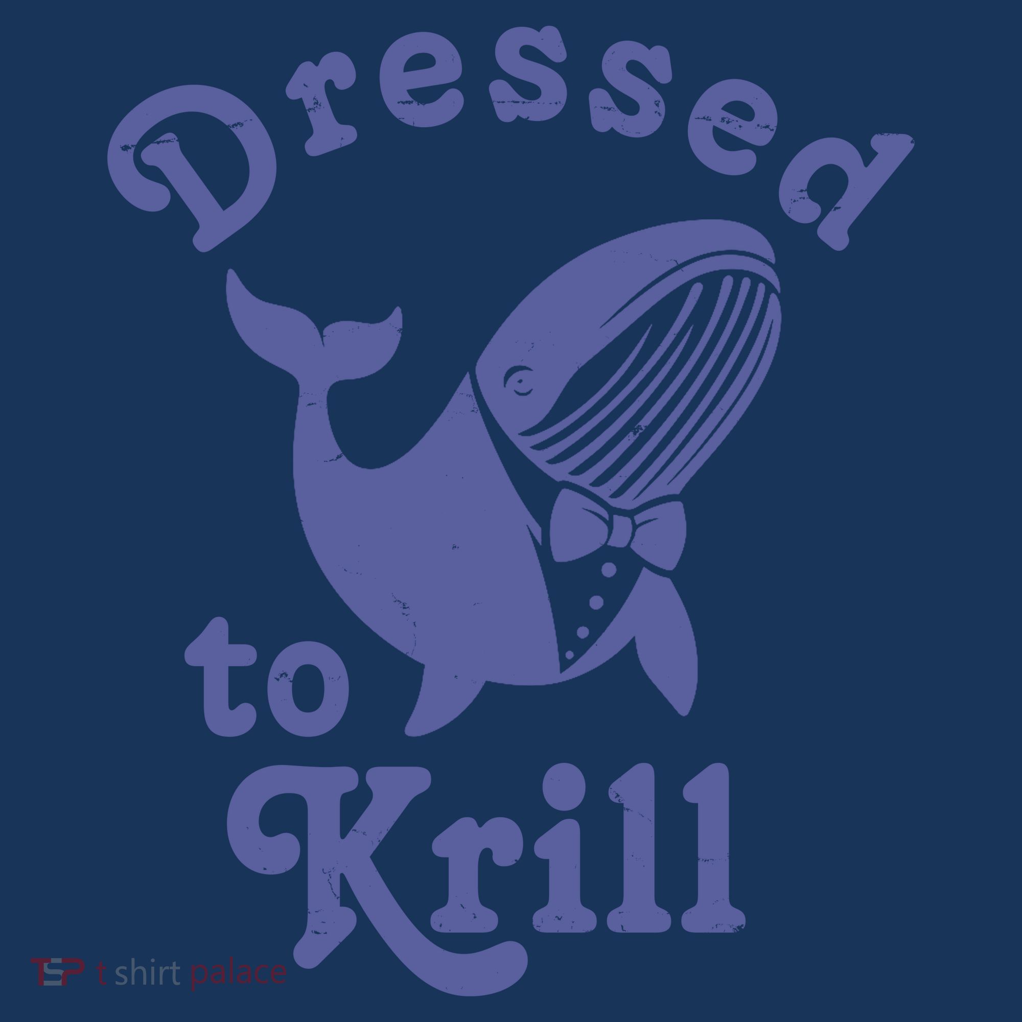 Dressed To Krill Whale Funny Women's Hoodie