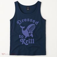 Dressed To Krill Whale Funny Tank Top thumb 2