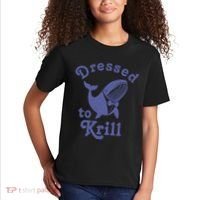 Dressed To Krill Whale Funny Kids T-Shirt thumb 2