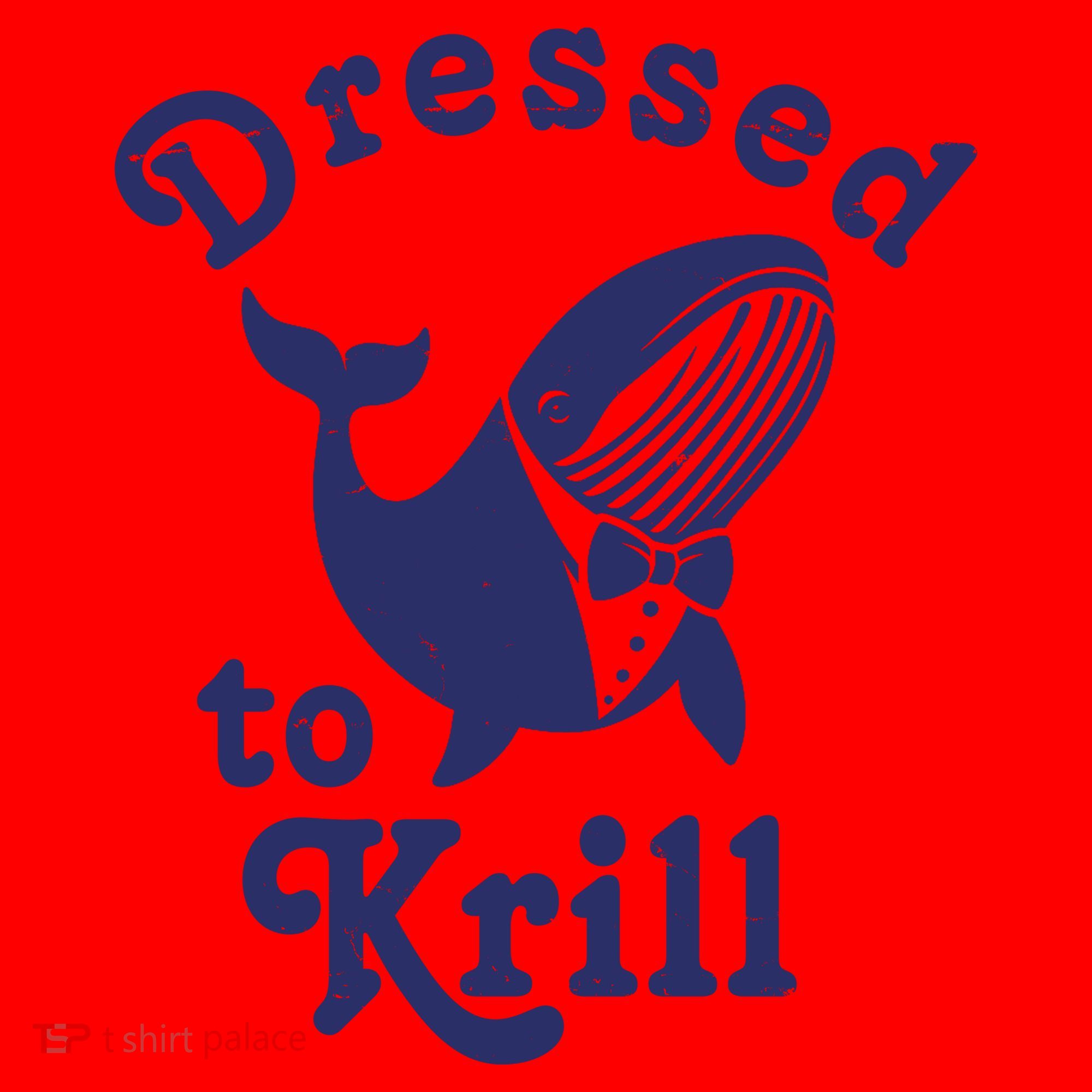 Dressed To Krill Whale Funny Santa Hat