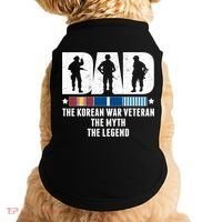 Dad The Korean War Veteran The Myth The Legend Gift Doggie Tank thumb 0