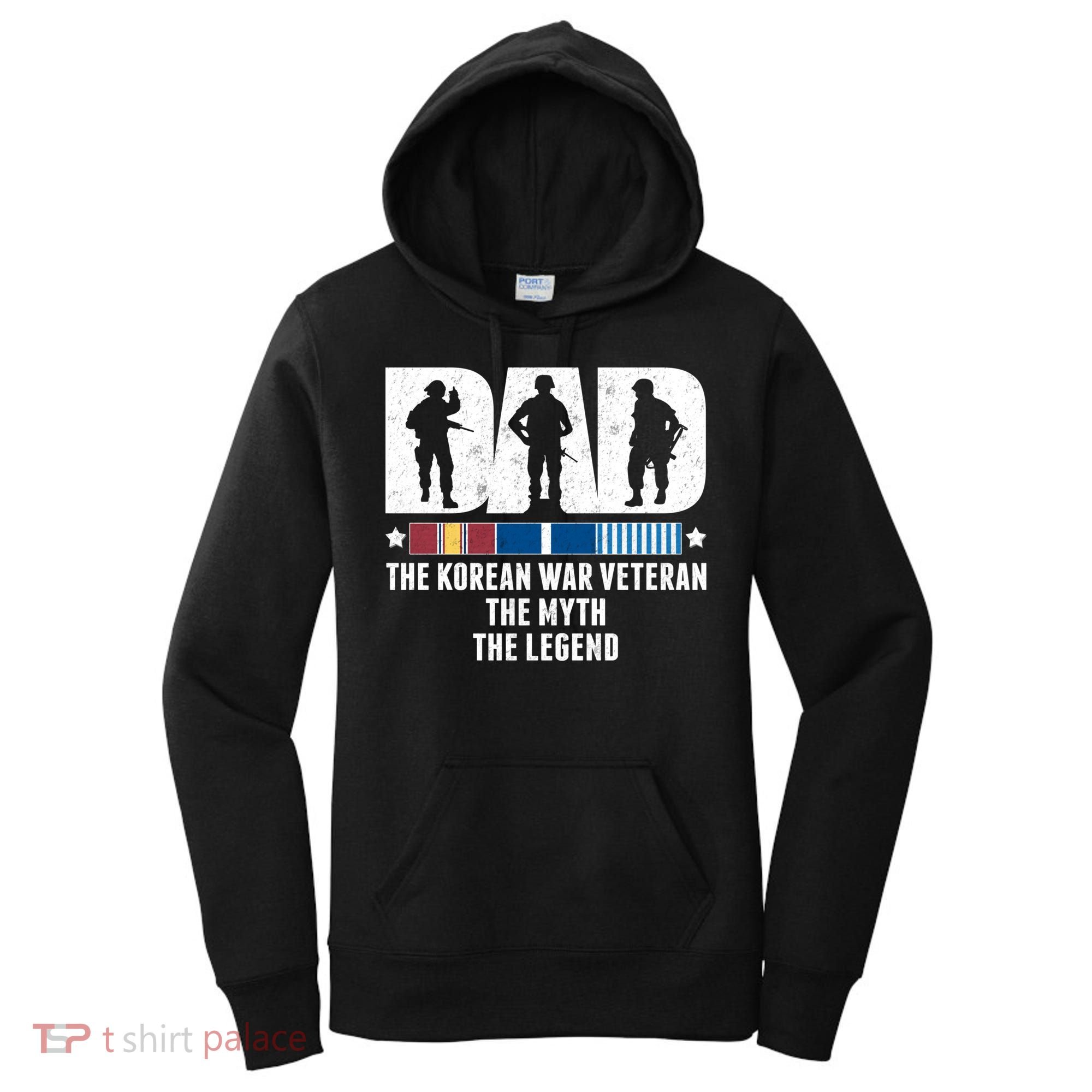 Dad The Korean War Veteran The Myth The Legend Gift Women's Hoodie