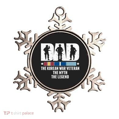 Dad The Korean War Veteran The Myth The Legend Gift Ornament