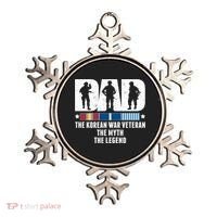 Dad The Korean War Veteran The Myth The Legend Gift Ornament thumb 0