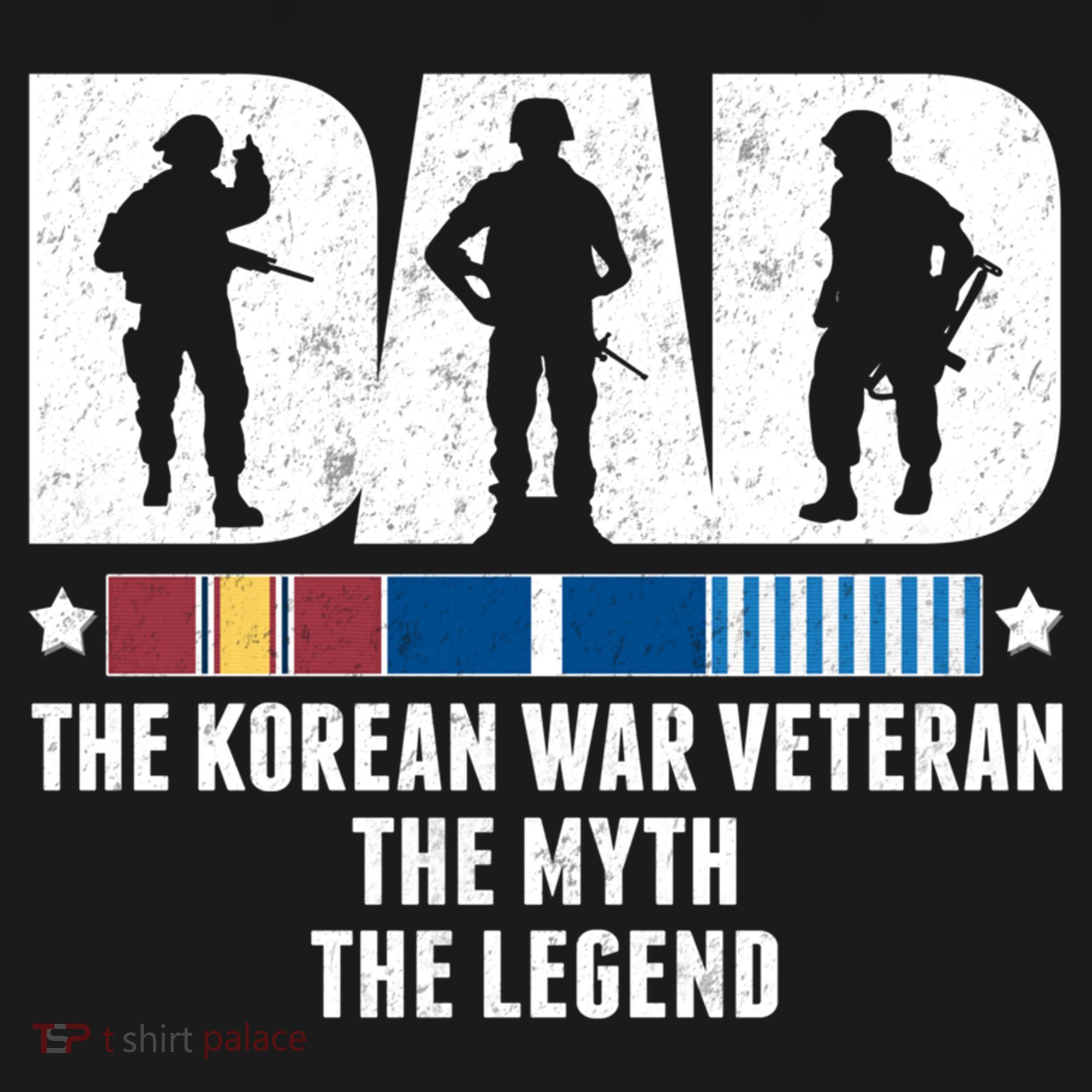Dad The Korean War Veteran The Myth The Legend Gift Ornament