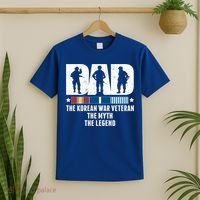 Dad The Korean War Veteran The Myth The Legend Gift T-Shirt thumb 2