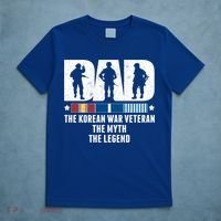 Dad The Korean War Veteran The Myth The Legend Gift T-Shirt thumb 5