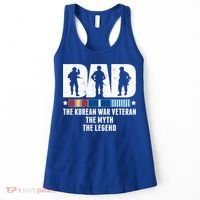 Dad The Korean War Veteran The Myth The Legend Gift Women's Tank Top thumb 0