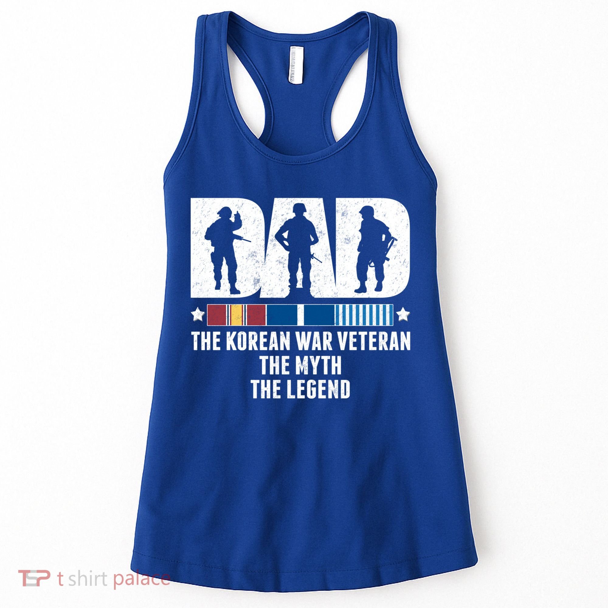 Dad The Korean War Veteran The Myth The Legend Gift Women's Tank Top