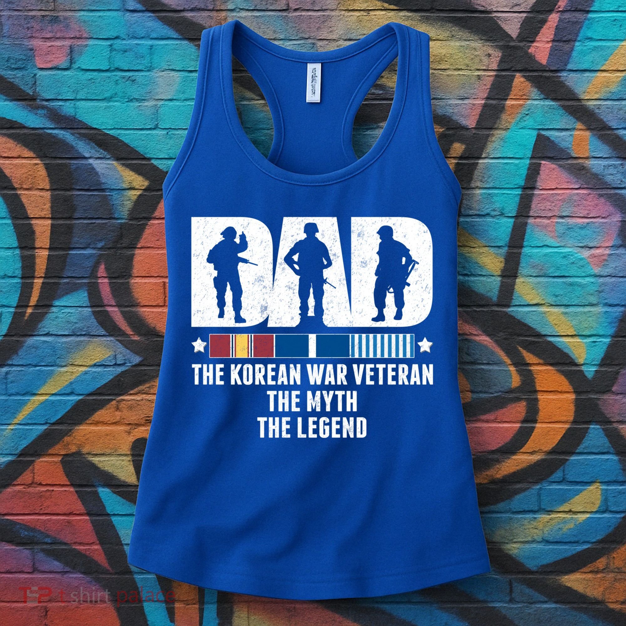 Dad The Korean War Veteran The Myth The Legend Gift Women's Tank Top