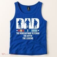Dad The Korean War Veteran The Myth The Legend Gift Tank Top thumb 2