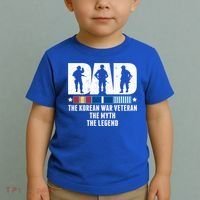 Dad The Korean War Veteran The Myth The Legend Gift Toddler T-Shirt thumb 2
