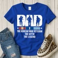 Dad The Korean War Veteran The Myth The Legend Gift Women's T-Shirt thumb 3
