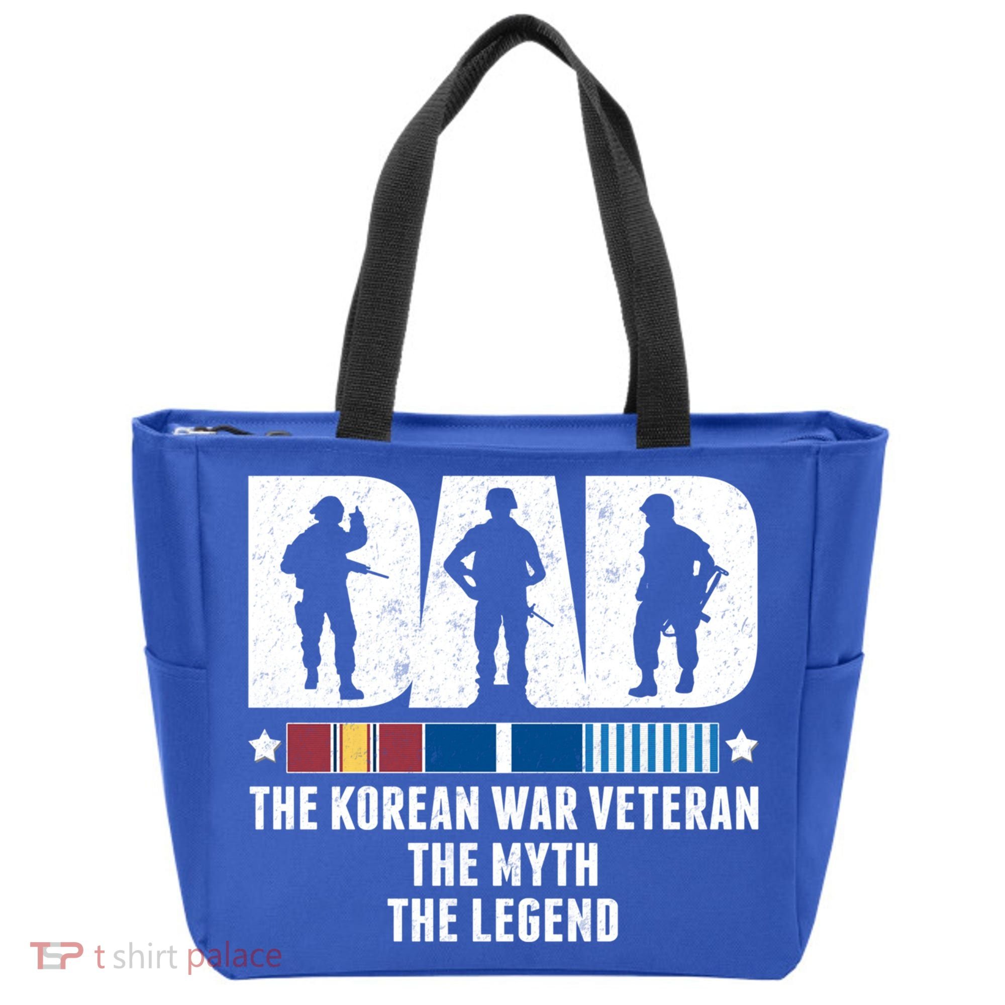 Dad The Korean War Veteran The Myth The Legend Gift Tote Bag