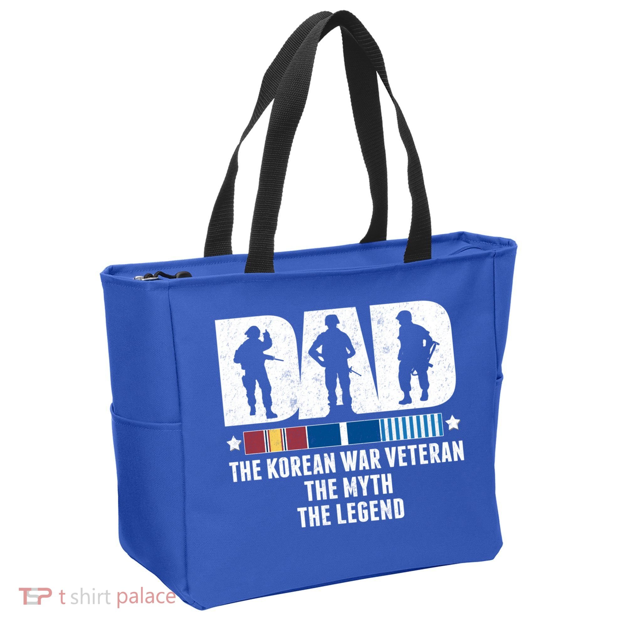 Dad The Korean War Veteran The Myth The Legend Gift Tote Bag