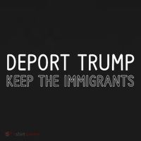 Deport Trump Keep The Immigrants Baby Bodysuit thumb 2