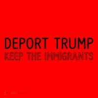 Deport Trump Keep The Immigrants Santa Hat thumb 1