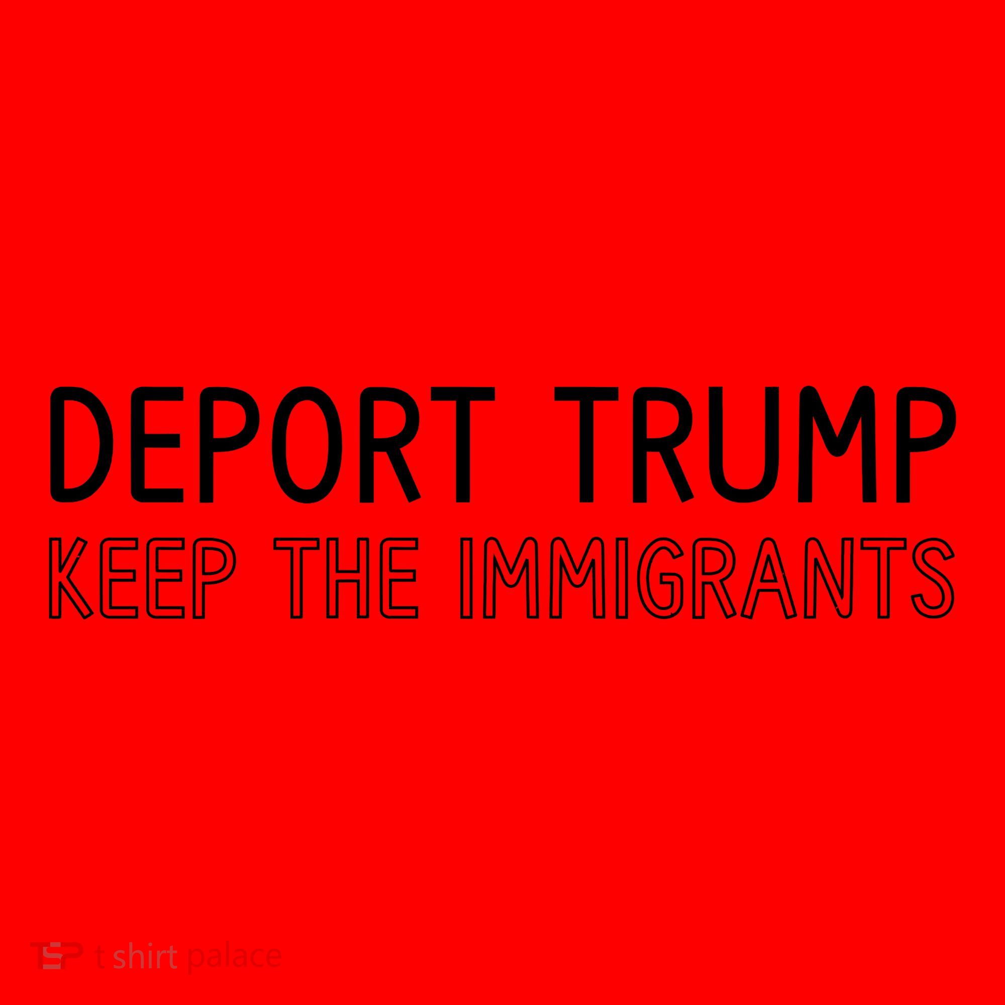 Deport Trump Keep The Immigrants Santa Hat